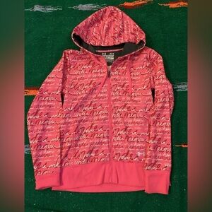 Under Armour UA Storm Go Pink Jacket MD /M Women Hooded Breast Awareness